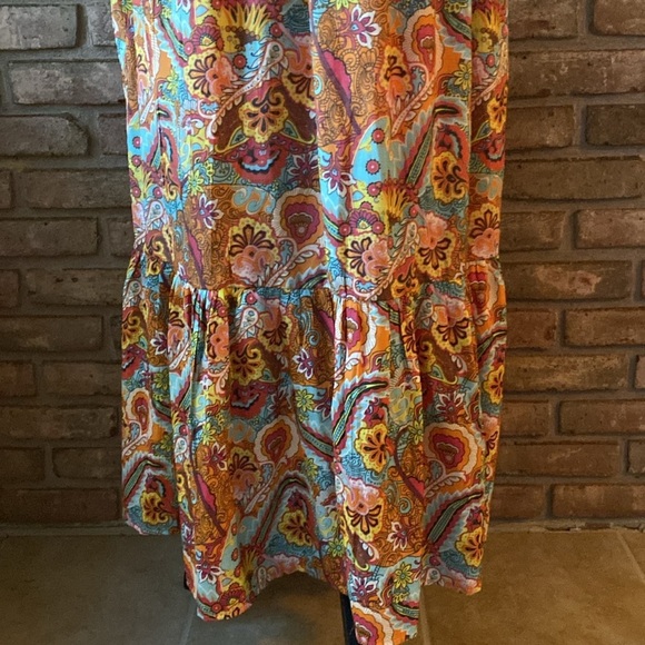 NY Collection Paisley Print Maxi Dress - Picture 11 of 14